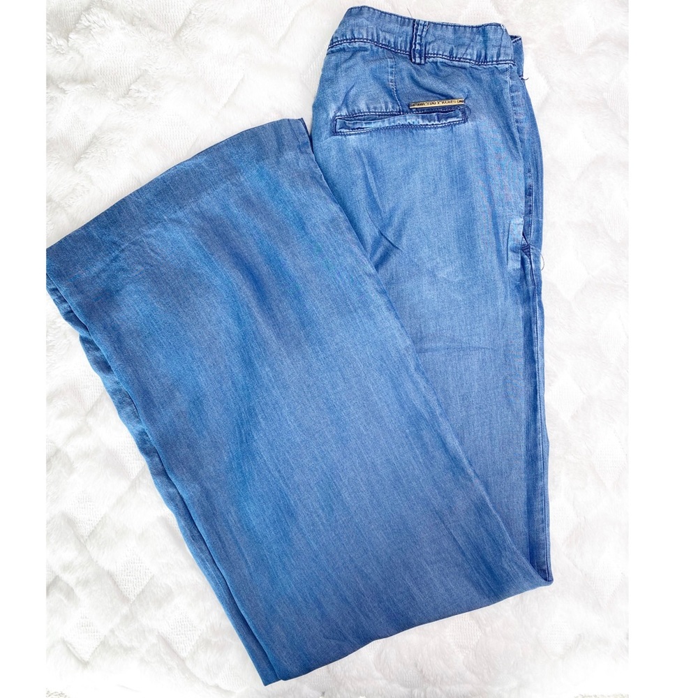 MICHAEL by MICHAEL KORS chambray wide leg trousers